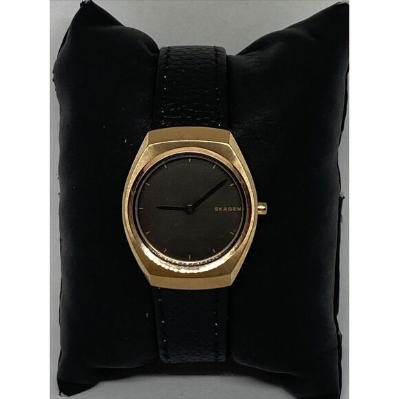 Skagen Asta SKW2651 Women\'s Black Leather Analog Dial Quartz Wrist Watch JK592 main image 8
